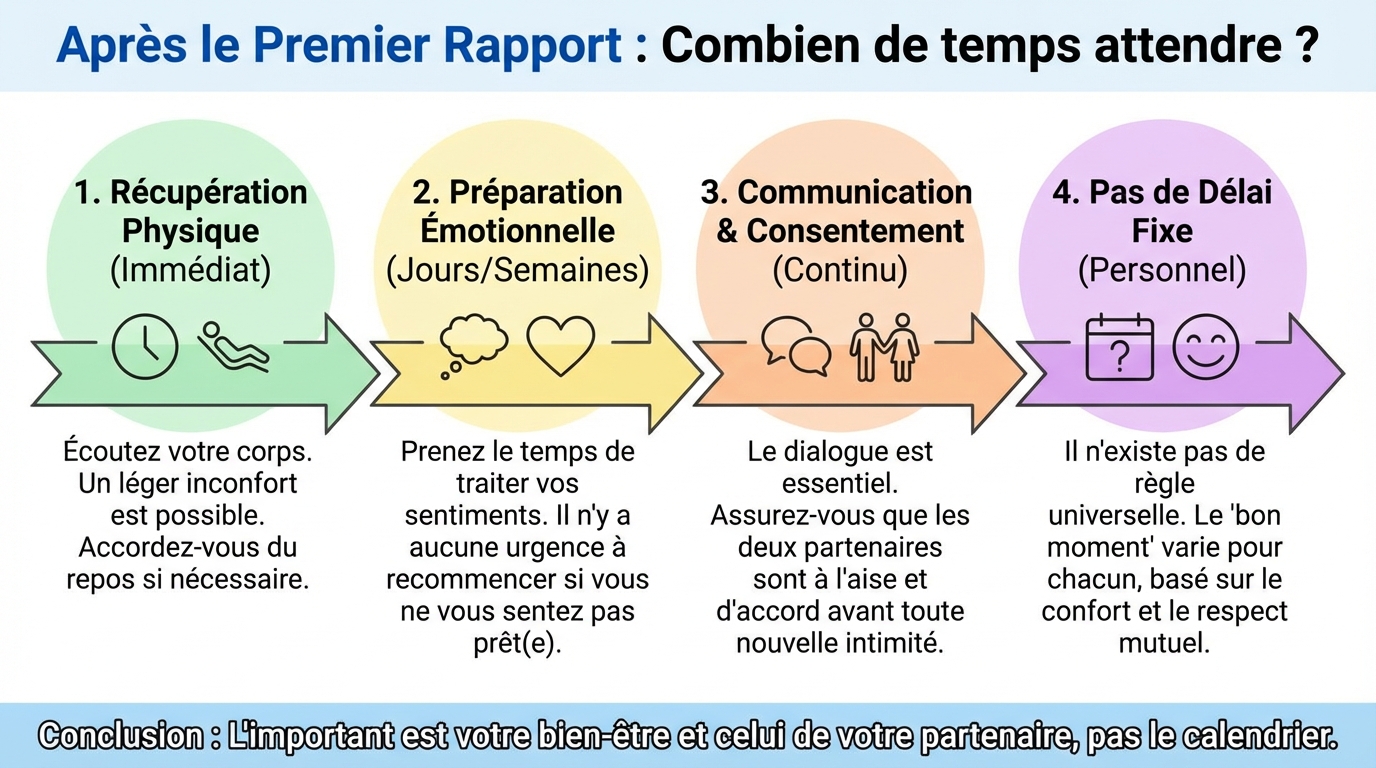 Combien de temps faut-il attendre après le premier rapport ? 1 Facteurs influençant le temps d'attente