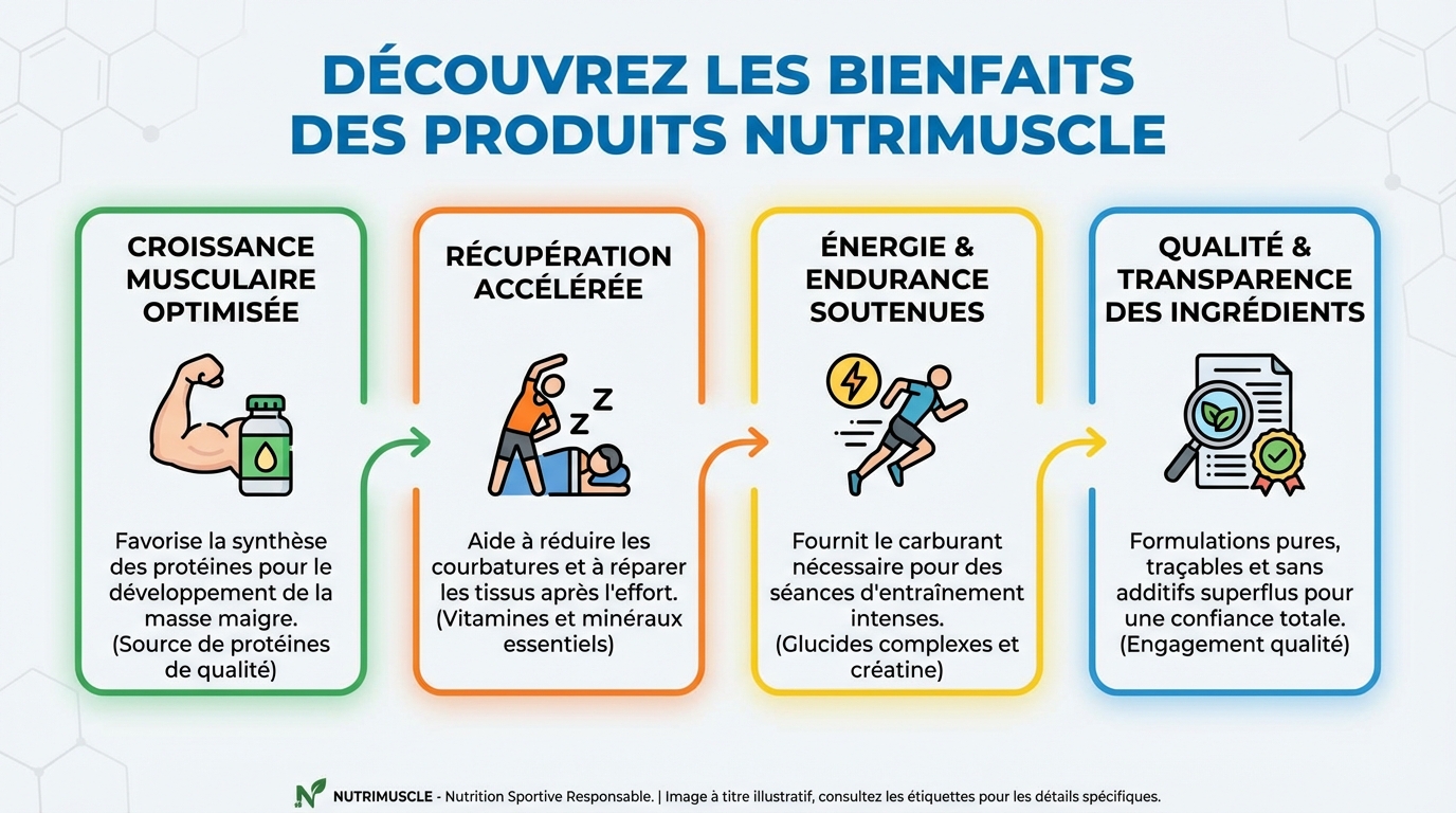 Produits phares de Nutrimuscle