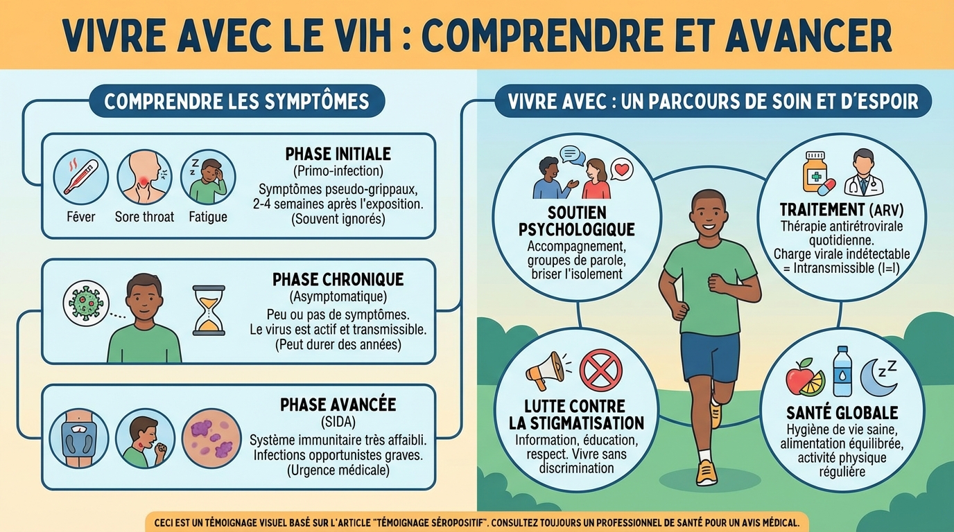 Témoignages de personnes séropositives