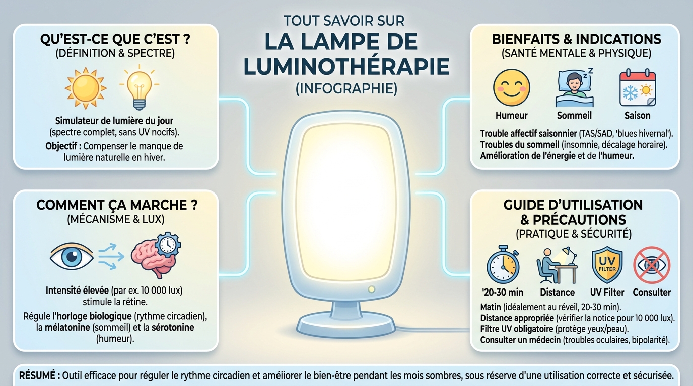 Comment choisir sa lampe de luminothérapie ?