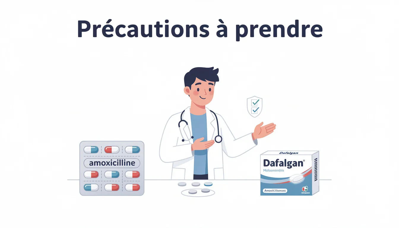 Amoxicilline et dafalgan : prendre ensemble en toute sécurité 1 Précautions à prendre