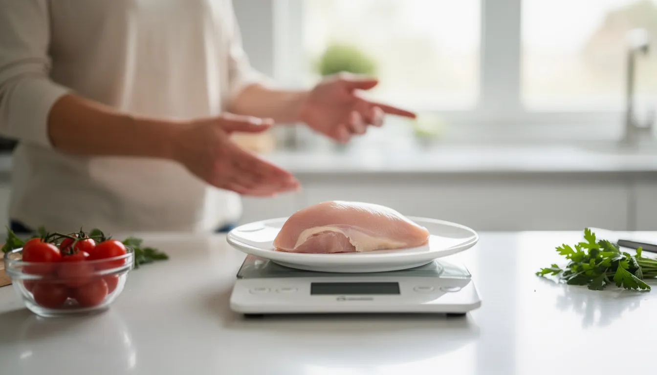 Combien de calories dans 100 grammes de poulet ?