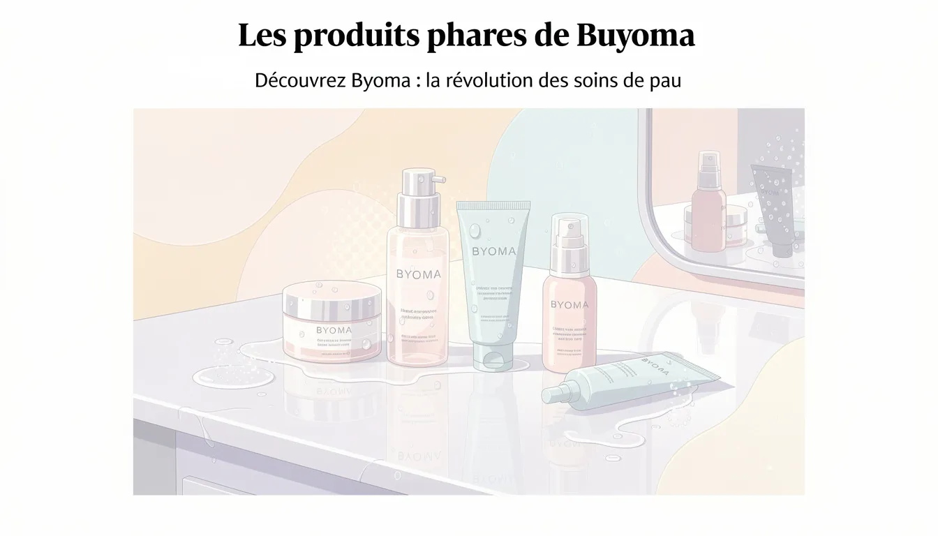 Découvrez byoma : la révolution des soins de peau 1 Les produits phares de Byoma
