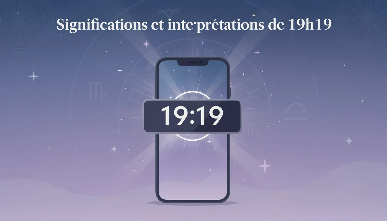 Significations et interprétations de 19h19