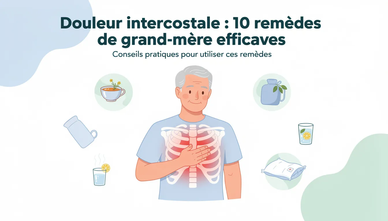 Douleur intercostale : 10 remèdes de grand-mère efficaces 1 Conseils pratiques pour utiliser ces remèdes