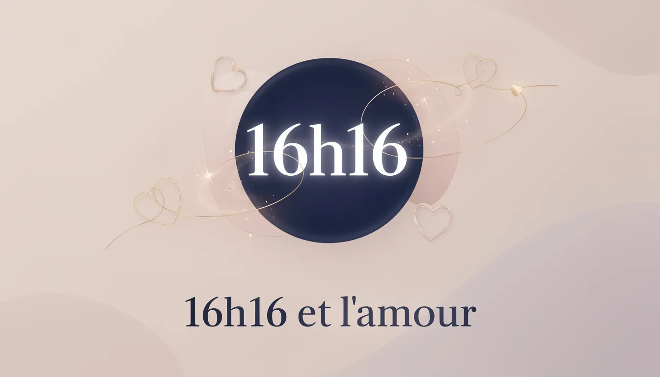 16h16 et l'amour