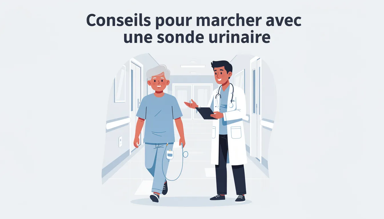 Conseils pour marcher avec une sonde urinaire