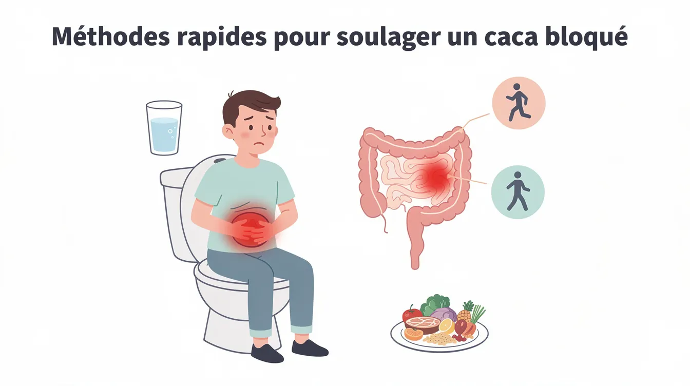 Méthodes rapides pour soulager un caca bloqué