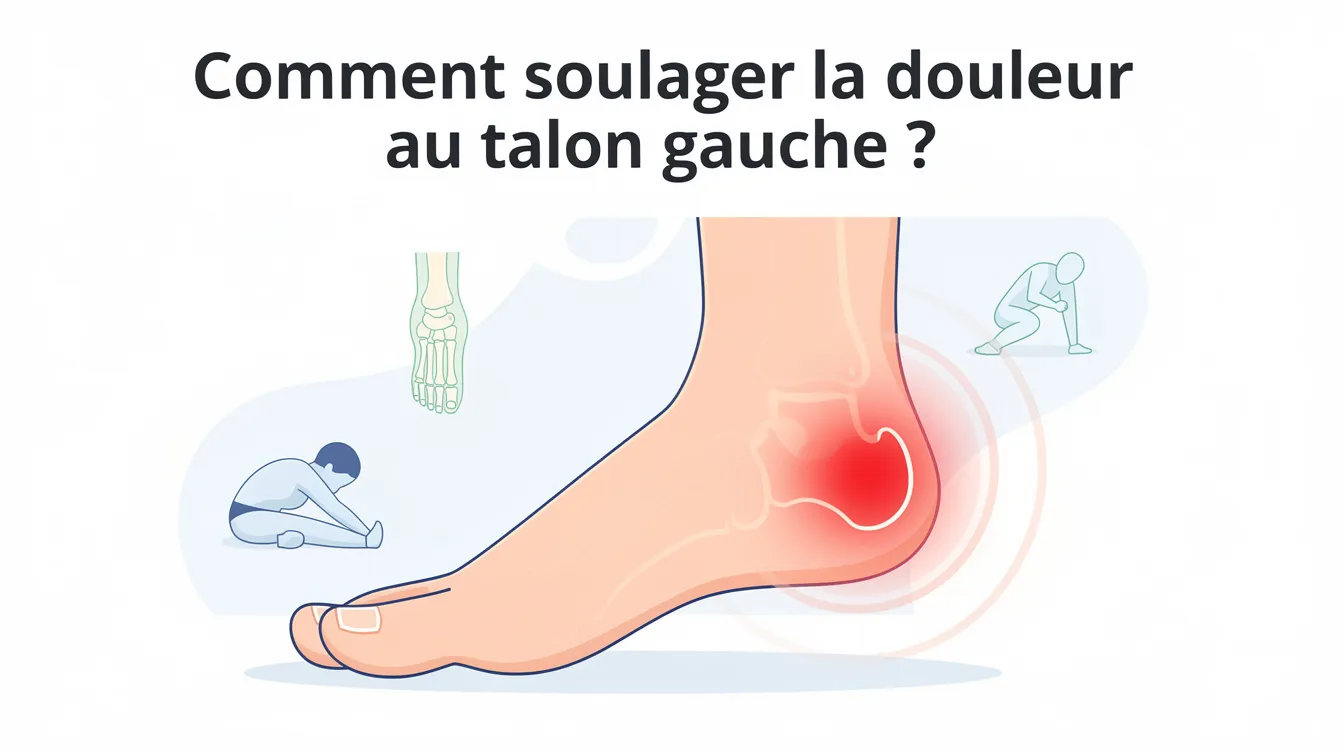 Comment soulager la douleur au talon gauche ?