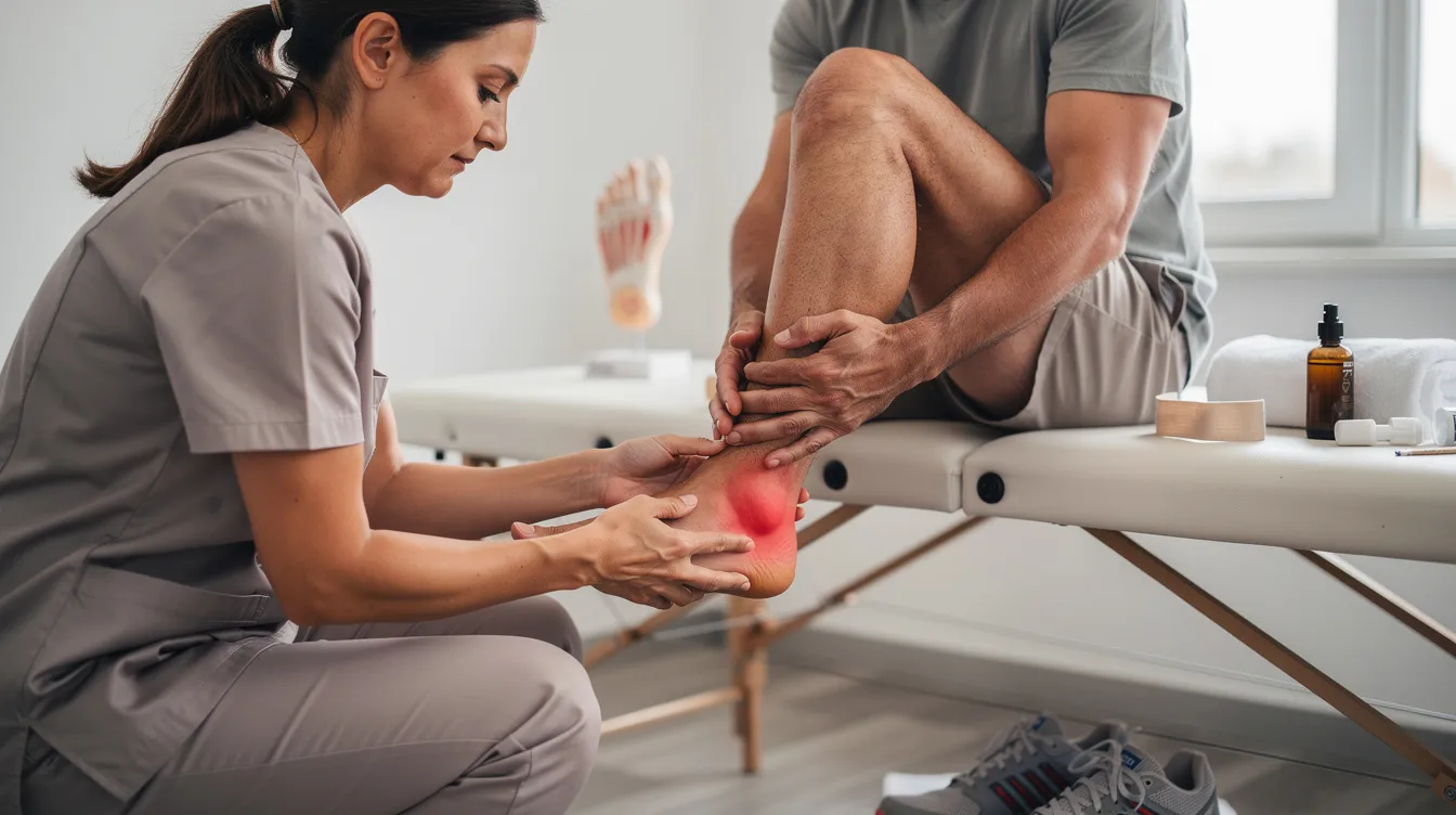 Douleur au talon gauche : signification et solutions