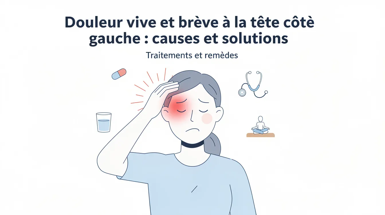 Douleur vive et brève à la tête côté gauche : causes et solutions 1 Traitements et remèdes