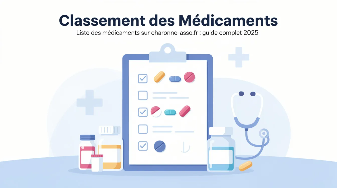 Liste des médicaments sur charonne-asso.fr : guide complet 2025 1 Classement des Médicaments