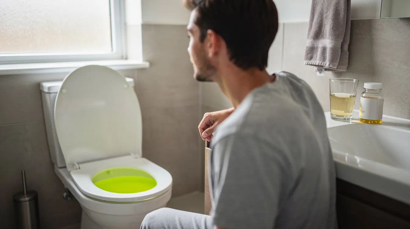 Pourquoi votre urine est jaune fluo ? explications et conseils