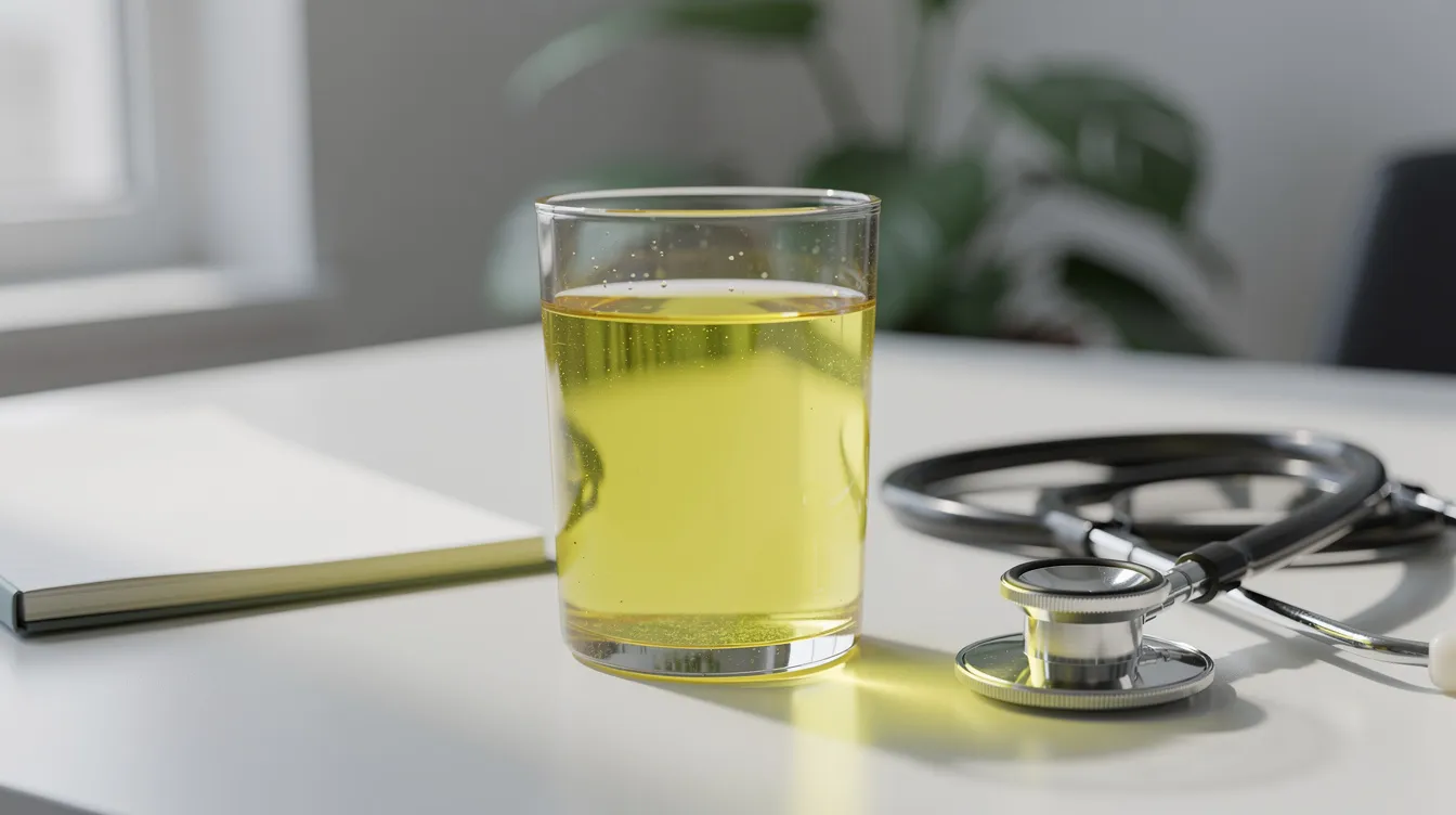 Quand l'urine jaune fluo est-elle préoccupante ?