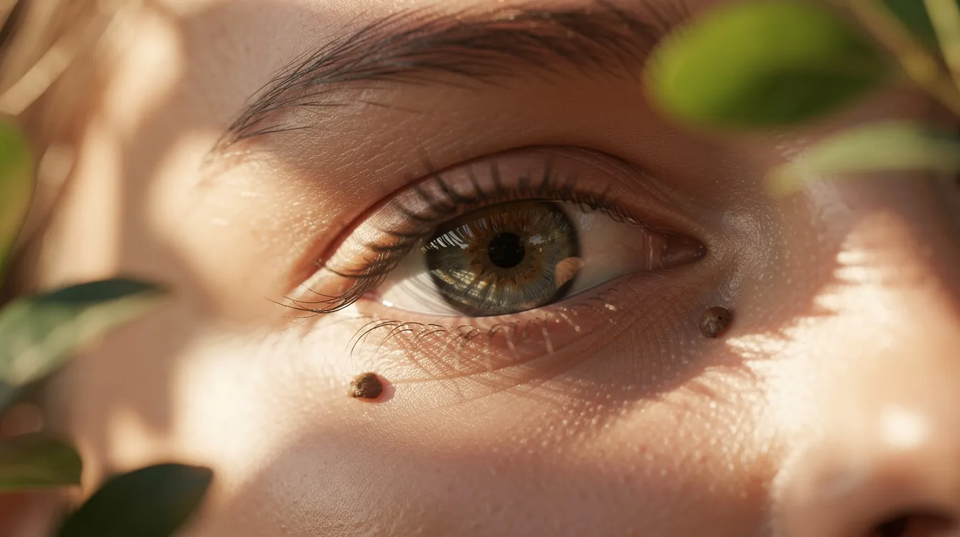 Grain de beauté dans l'œil : risques, symptômes et surveillance